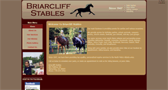 Desktop Screenshot of briarcliffstables.com